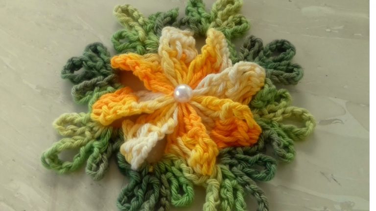 Comment Faire Une Fleur Au Crochet Pinwheel