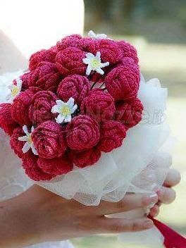 Bouquets Mariée Crochet 4