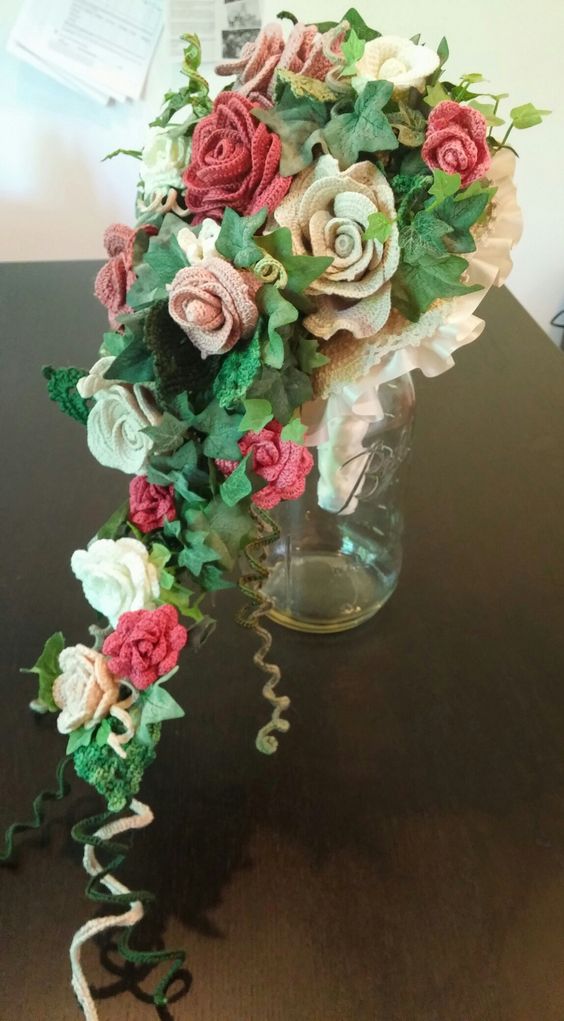 Bouquets Mariée Crochet 6