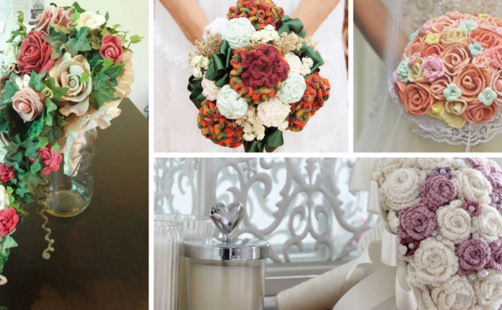 10 Bouquets de Mariée au Crochet