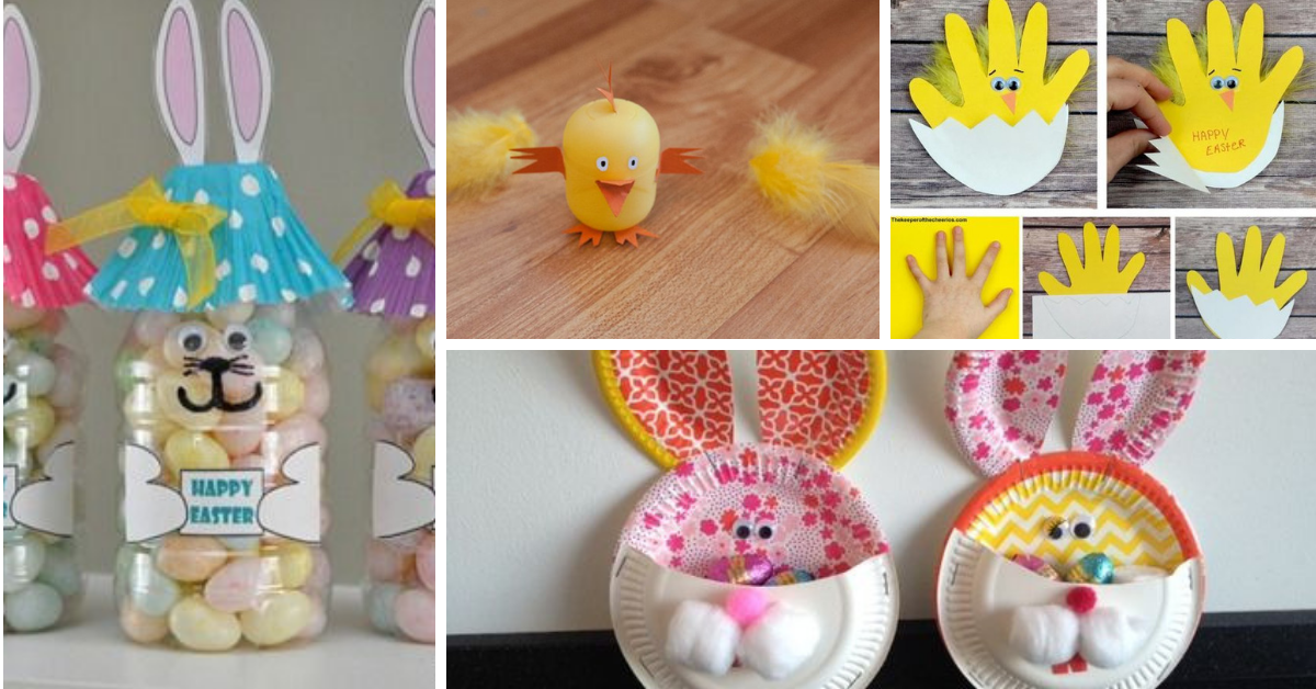 Bricolages Pâques faire avec enfants