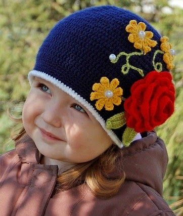 Chapeaux Crochet Enfants 1