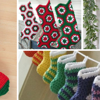 Chaussettes en Crochet de Noël – Décoration et Idées Cadeaux