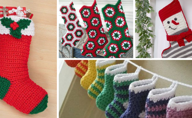 Chaussettes en Crochet de Noël – Décoration et Idées Cadeaux