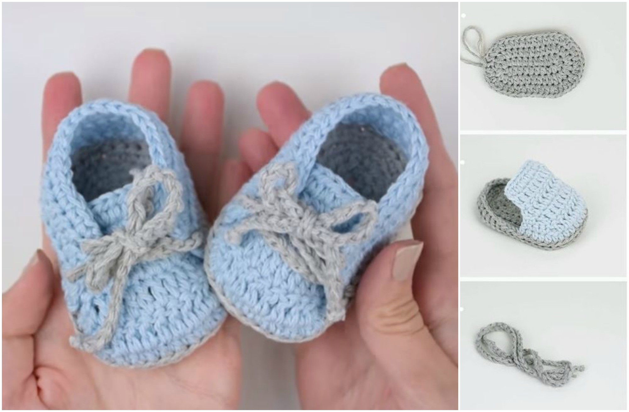 Chaussons crochet bébé
