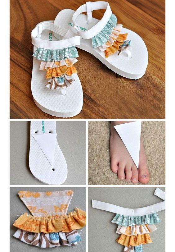 Comment customiser sandales 3