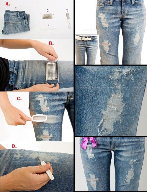 Comment déchirer jeans 4