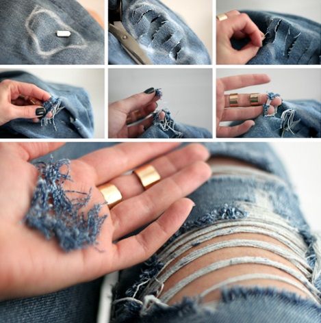 Comment déchirer jeans 9
