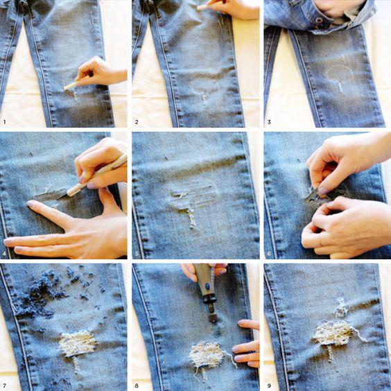 Comment déchirer jeans