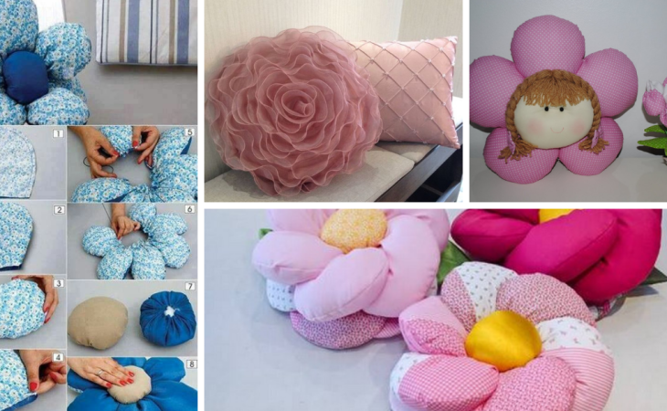10+ Coussins de Fleurs