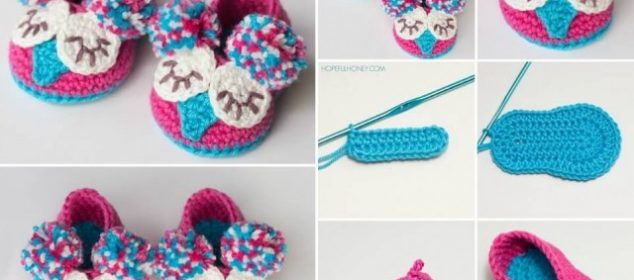 Crocheter Chausson Bebe Hibou