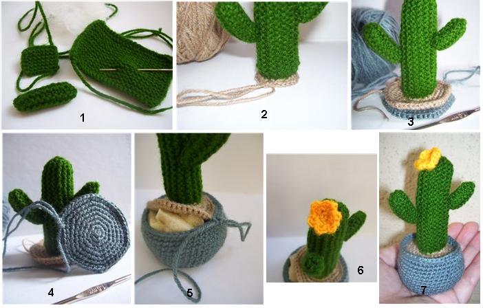 Idées Cactus Crochet 8