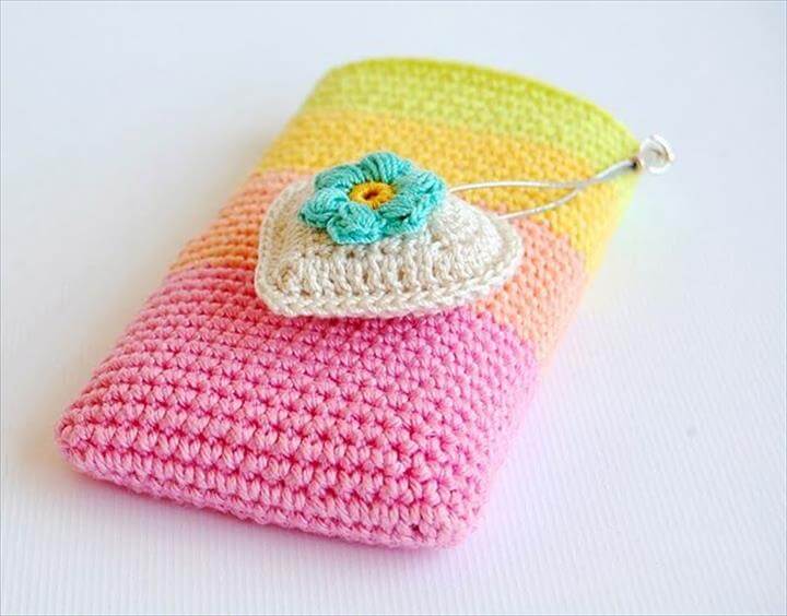 Idées etui téléphone portable Crochet 11