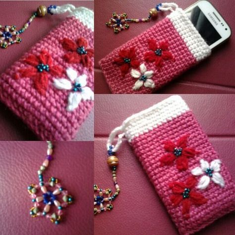 Idées etui téléphone portable Crochet 6