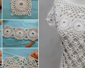 Incroyable Blouse au Crochet – Patron