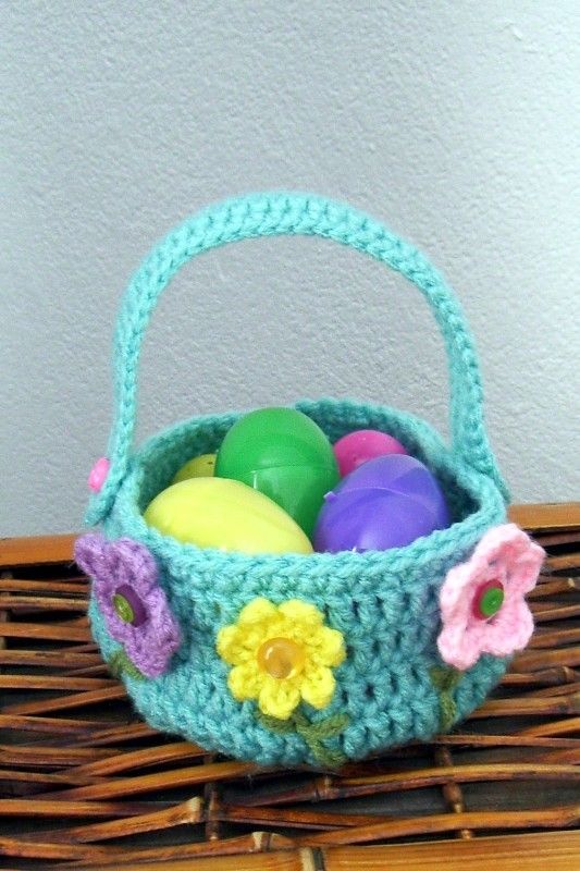 Panier Pâques Crochet 10