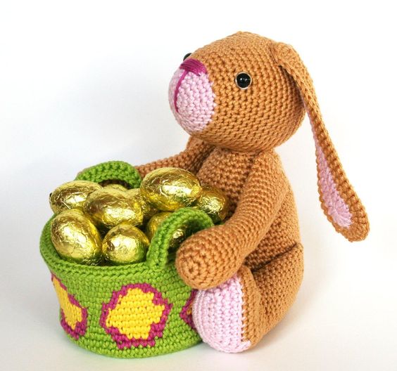 Tuto Panier Lapin de P ques  au Crochet 