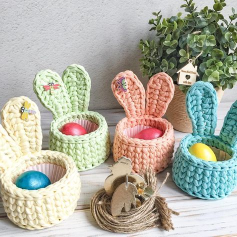 Panier Pâques Crochet