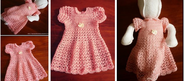 Petite Robe Bébé au Crochet
