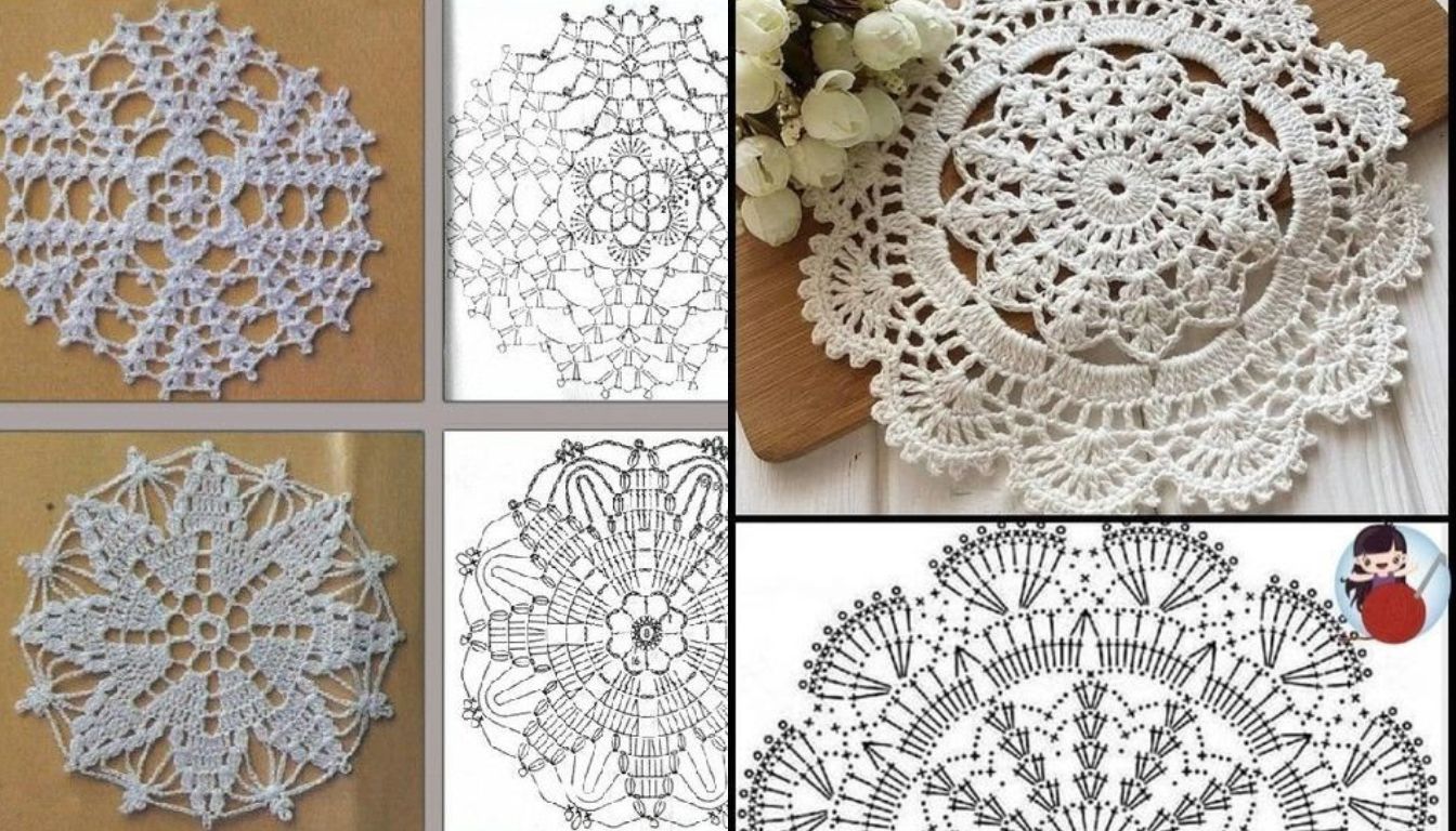 Petits napperons et leurs grilles