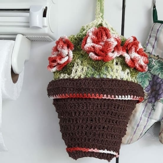 Support Sac Plastique Crochet 4