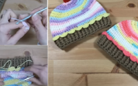 Tuto Bonnet Cup Cake Crochet