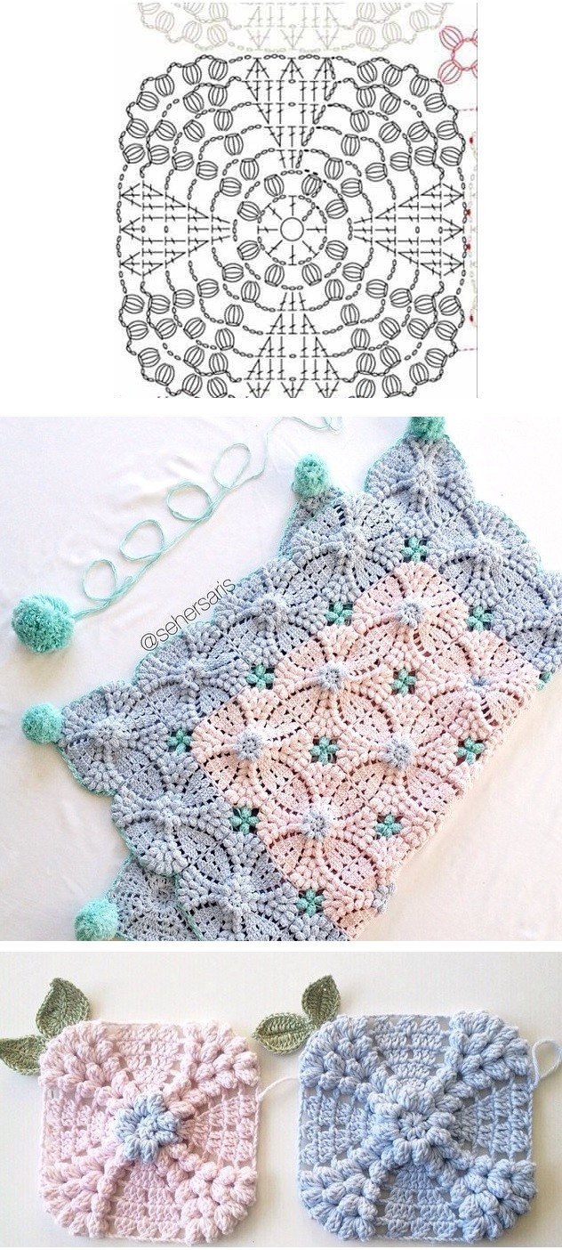 Tuto Carré Granny Crochet 1