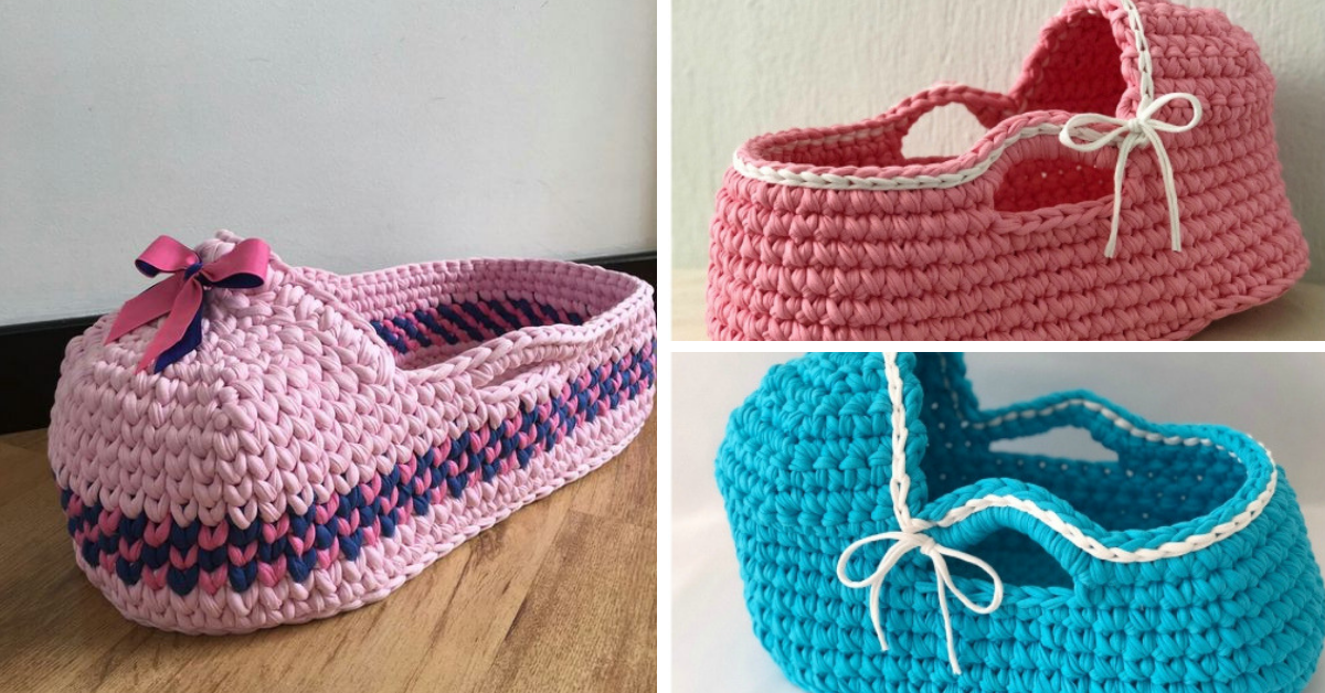 Tuto Couffin Au Crochet Et Trapilho