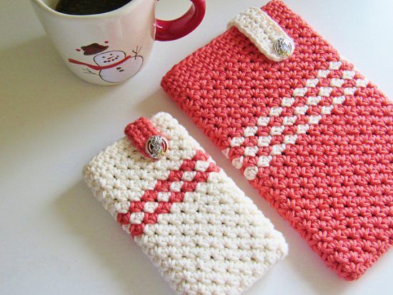 Tuto Etui t%C3%A9l%C3%A9phone portable crochet 8