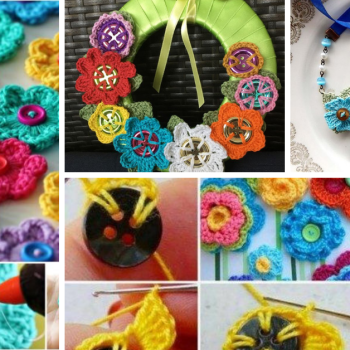 Tuto Bouton Fleur Crochet