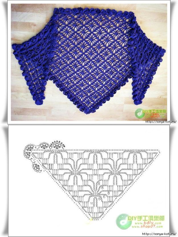 Tutoriel Crochet Beau Châle 7