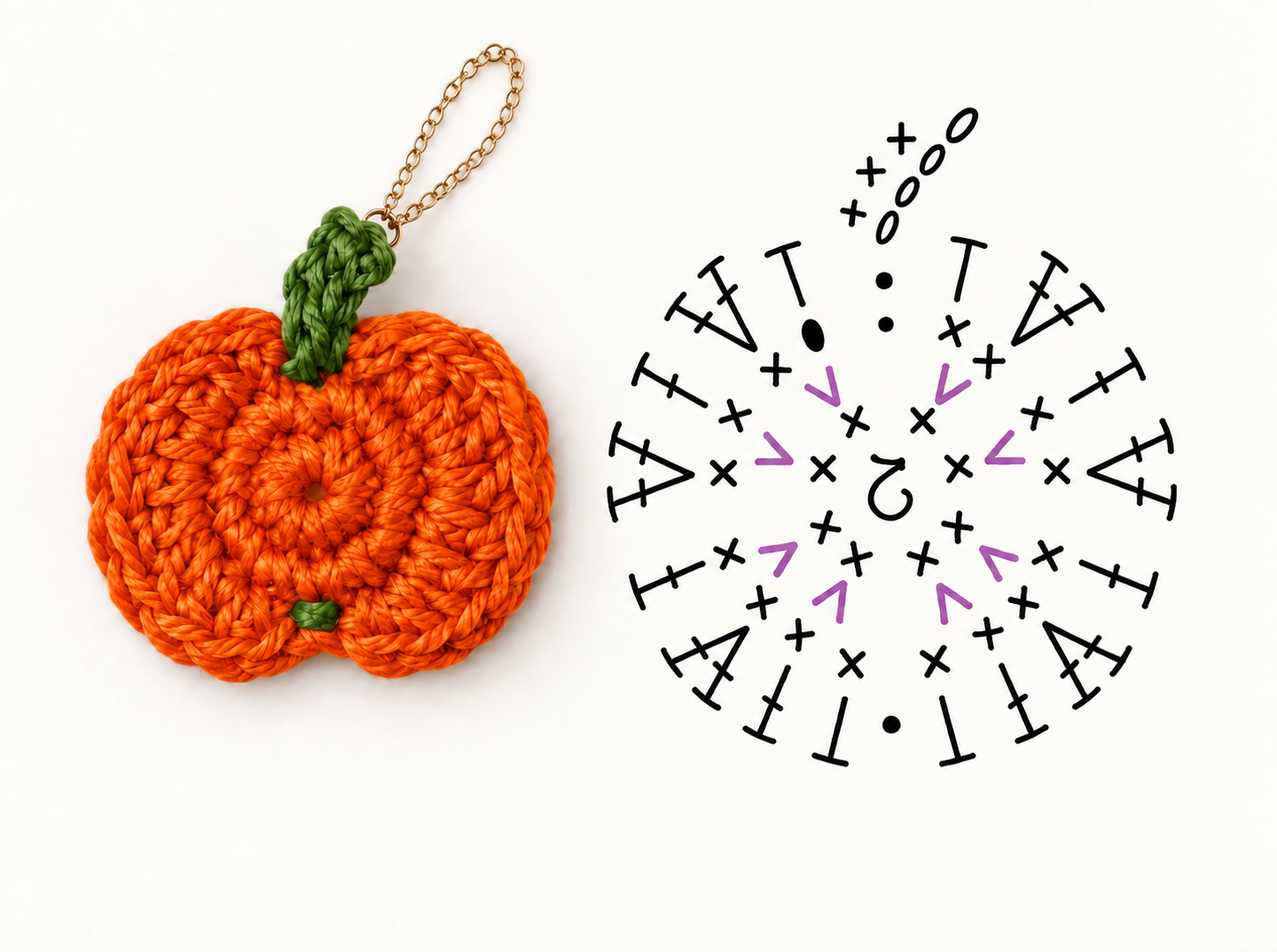 Tutoriel facile pour crocheter une citrouille