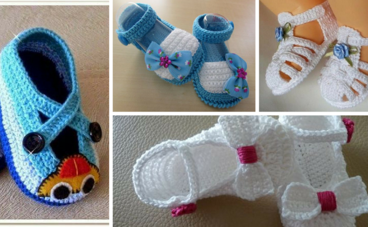 10+ Tutoriels de Chaussons pour Bébés au Crochet