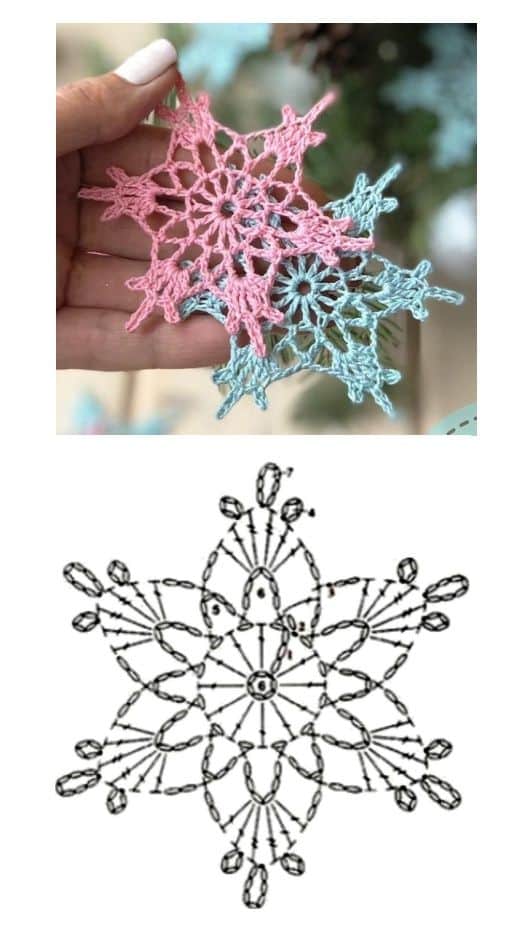 appliques de noel au crochet avec des graphiques 4