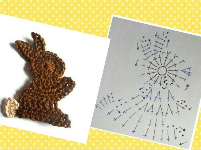 appliques de paques au crochet 9