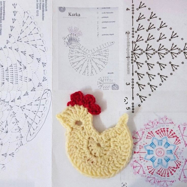 appliques festives au crochet de paques 3