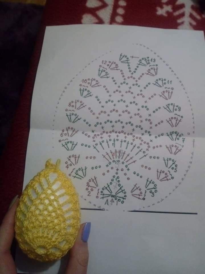 appliques festives au crochet de paques 4