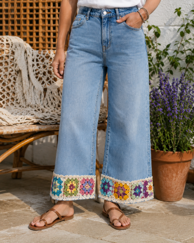 appliquez des carres au crochet sur vos vetements pour un style unique 4