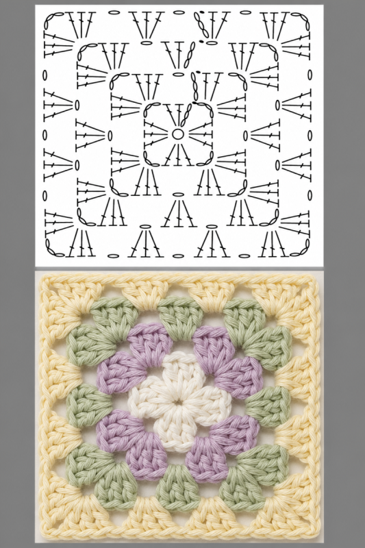 appliquez des carres au crochet sur vos vetements pour un style unique