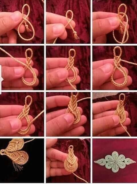 apprendre a faire le noeud chinois 1