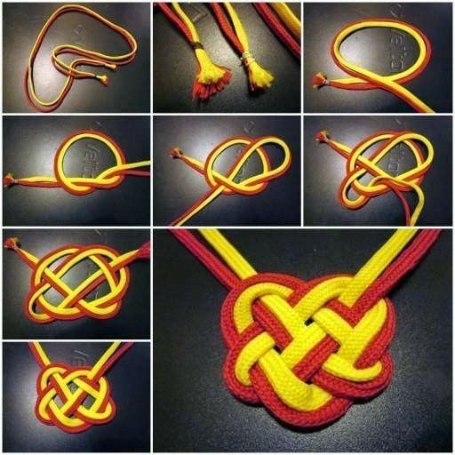 apprendre a faire le noeud chinois 3