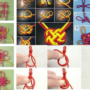 Apprendre à faire le noeud chinois, la sensation du moment