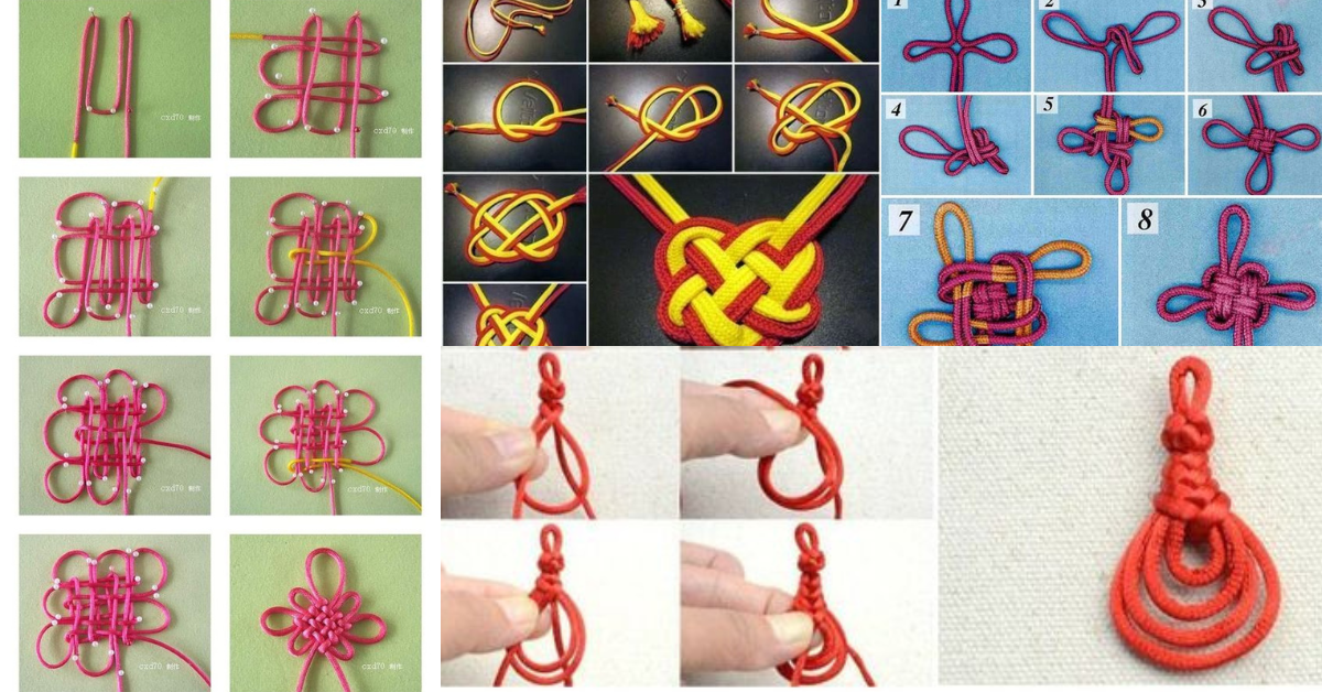 apprendre a faire le noeud chinois