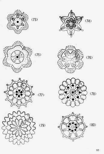arbre printanier aux fleurs au crochet creation diy 5