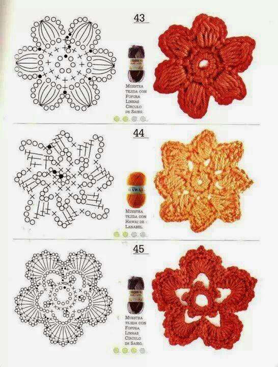 arbre printanier aux fleurs au crochet creation diy 6