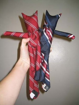 artisanat avec cravates 12