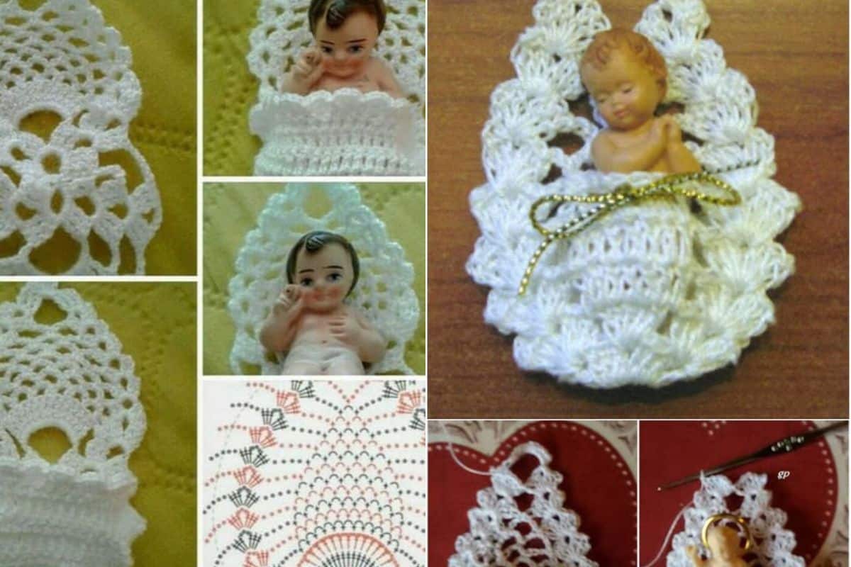 berceau au crochet pour bebe jesus 6