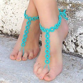 bijoux de pied au crochet 1