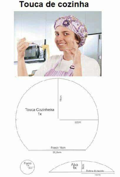 bonnet de chef en tissu facile a realiser 4