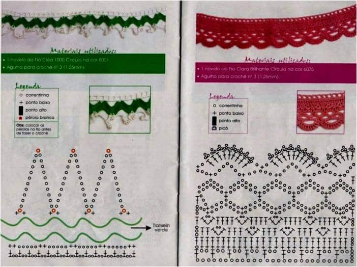 bords en crochet pour serviettes 6